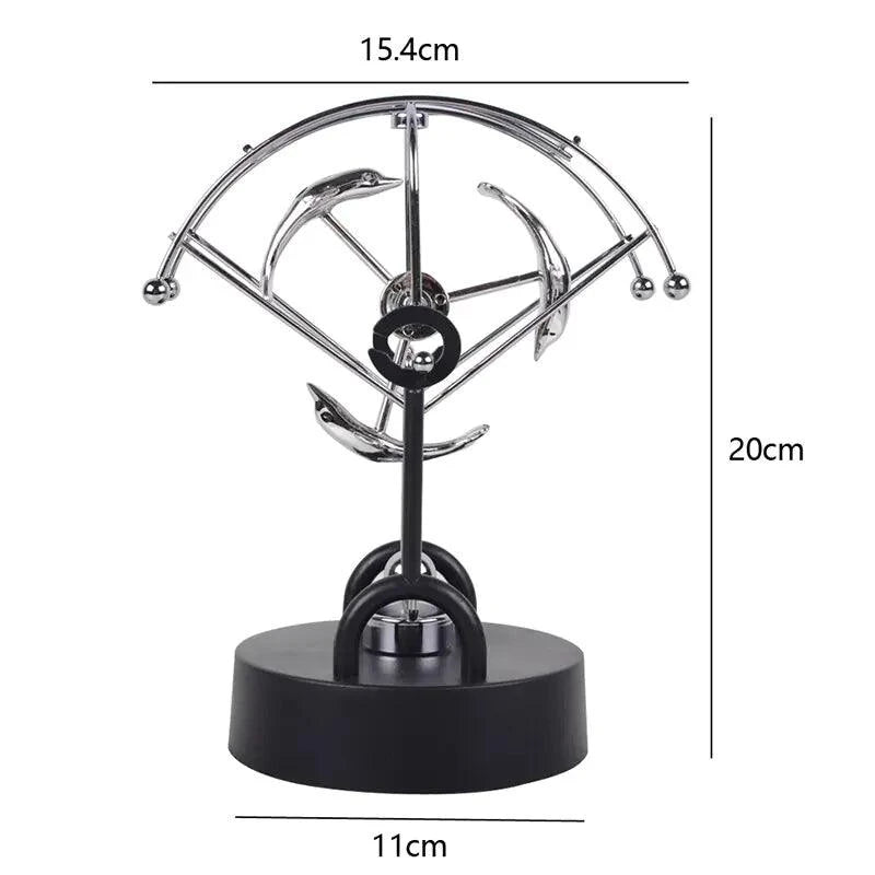 Newton Pendulum Miniature Physics Decor - Captivating Science Ornament - Home Kartz