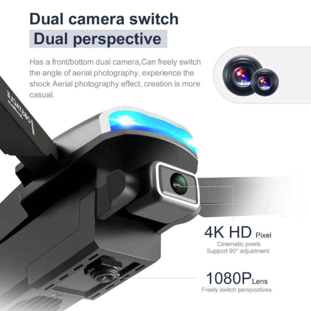 Experience Aerial Photography Bliss with Ninja Dragon Phantom G 4K Dual Camera Smart Drone! - Home Kartz