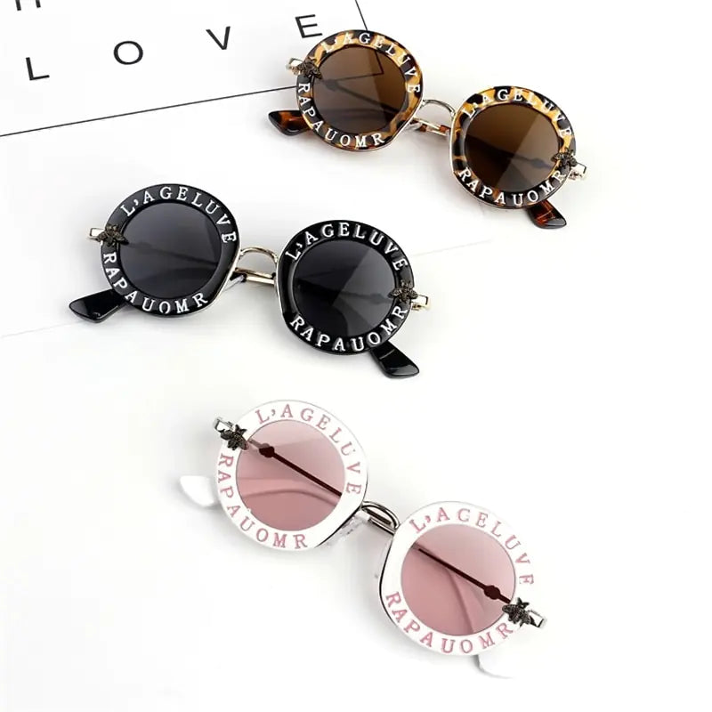 ✨ Retro Chic Meets Ultimate Eye Safety: Introducing the Buzzworthy Vintage Round Kids Sunglasses with UV400 Protection! ✨ - Home Kartz