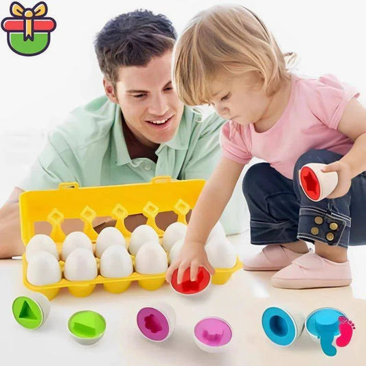 Fun and Educational Baby Eggs for Learning Colors and Shapes - Home Kartz