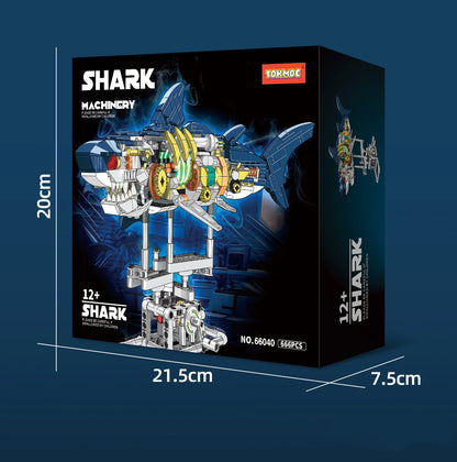 Unleash the Ocean's Majesty: The Apex Predator Model Kit - Build Your Own Mechanical Shark! 🦈✨ - Home Kartz