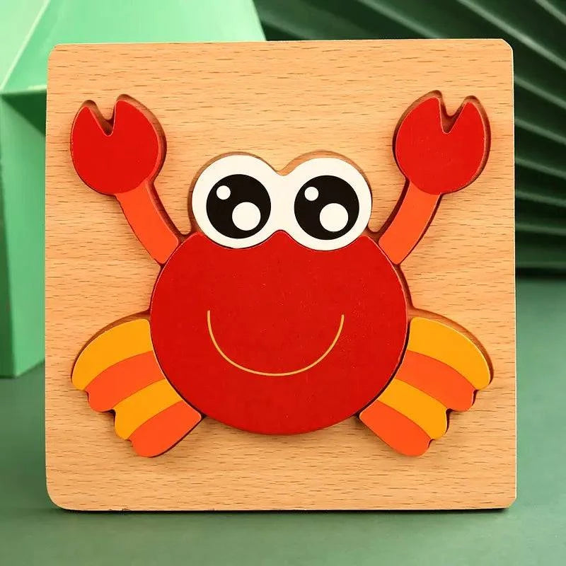 Wooden Puzzles For Kids - Engage Your Child's Imagination with Educational Animal Puzzles - Home Kartz