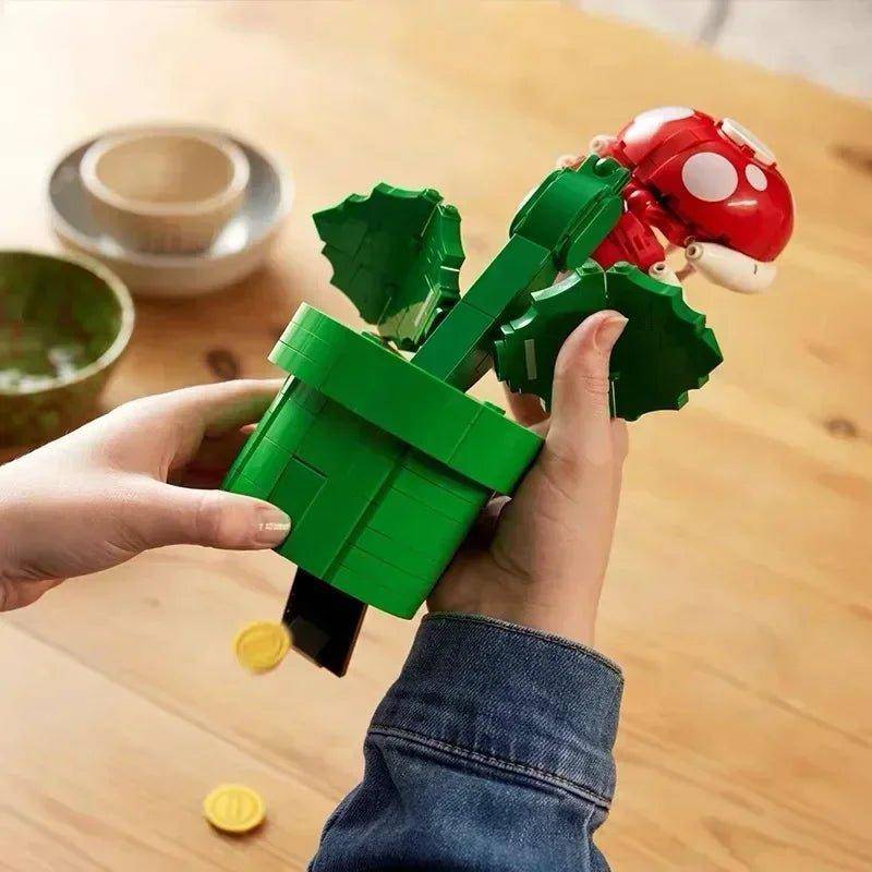 Explore Creative Construction with the Piranha Plant Set Building Blocks Game - Home Kartz