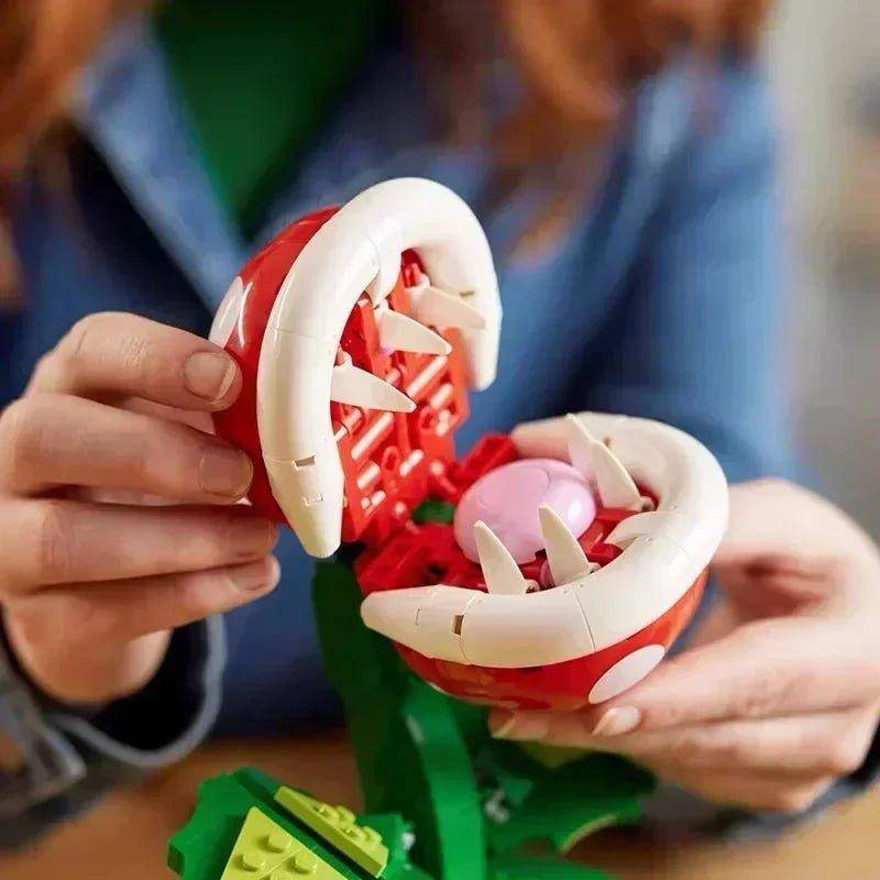 Explore Creative Construction with the Piranha Plant Set Building Blocks Game - Home Kartz