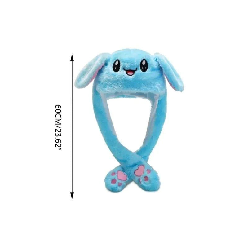 Light Up Your Look with Plush Hat with Movable Ears and LED Light - Home Kartz