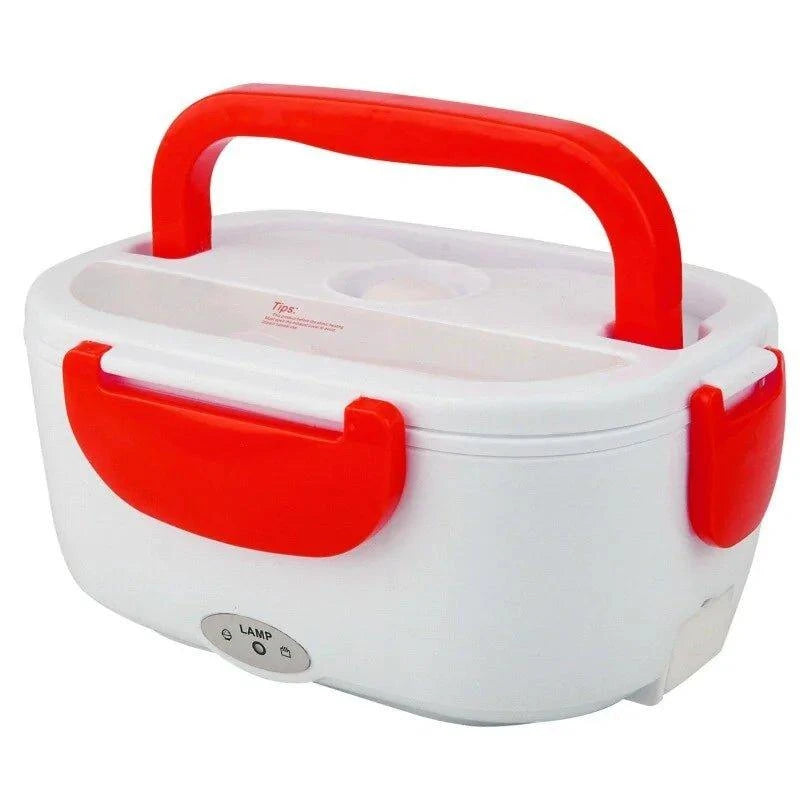 Enjoy Hot Meals Anywhere with the Portable Double Layer Electric Heating Lunch Box - Home Kartz