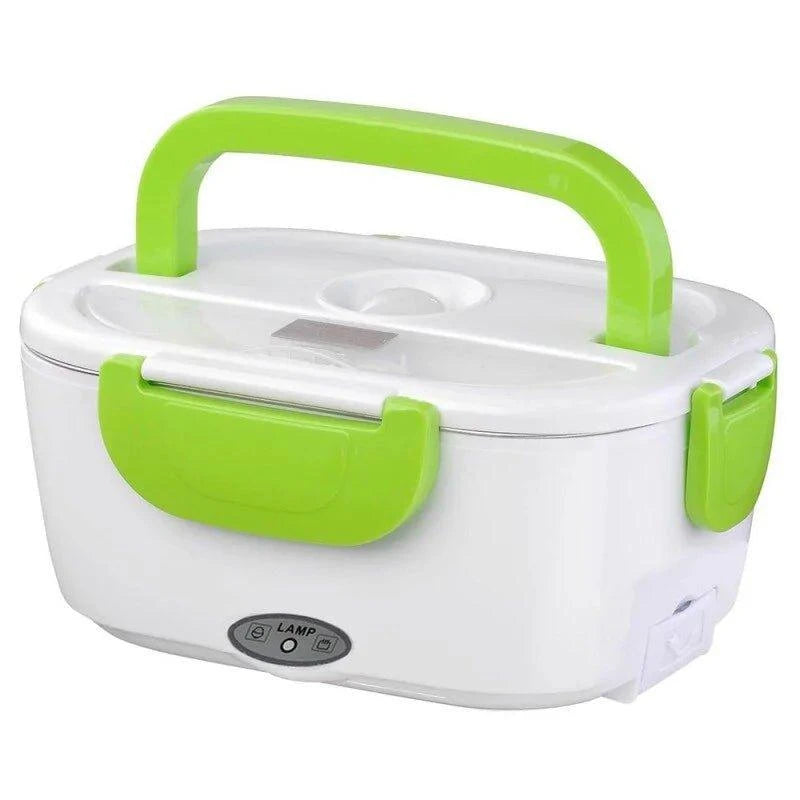 Enjoy Hot Meals Anywhere with the Portable Double Layer Electric Heating Lunch Box - Home Kartz