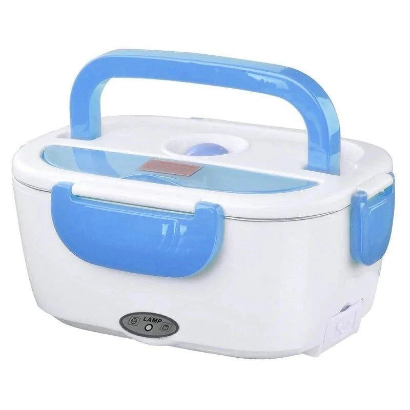 Enjoy Hot Meals Anywhere with the Portable Double Layer Electric Heating Lunch Box - Home Kartz