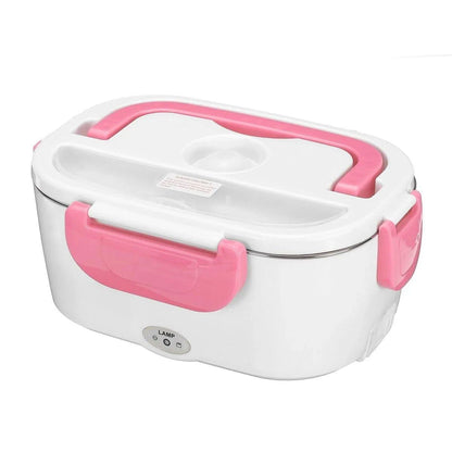 Enjoy Hot Meals Anywhere with the Portable Double Layer Electric Heating Lunch Box - Home Kartz