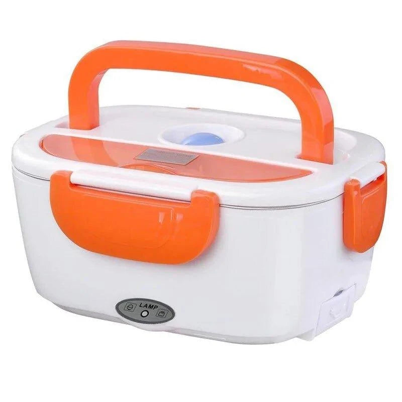 Enjoy Hot Meals Anywhere with the Portable Double Layer Electric Heating Lunch Box - Home Kartz
