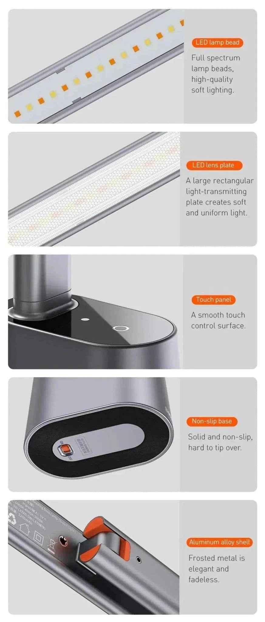 Portable Folding Smart Lamp – Rechargeable, Versatile, and Perfect for Every Space - Home Kartz