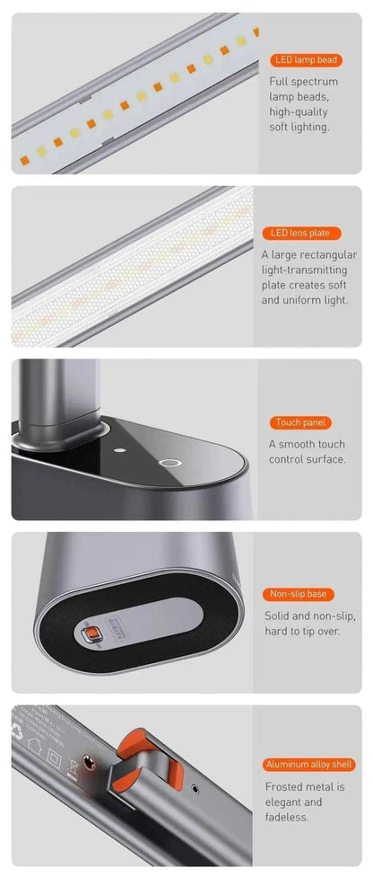 Portable Folding Smart Lamp – Rechargeable, Versatile, and Perfect for Every Space - Home Kartz