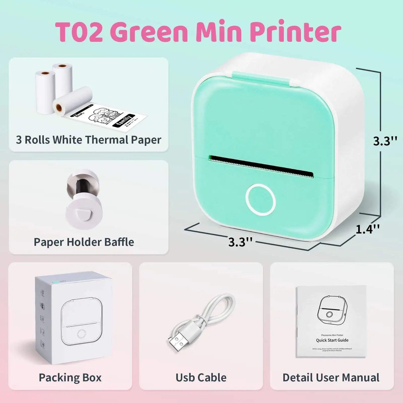 Portable Mini Thermal Label Printer: Your Compact Solution for Efficient Learning and Creativity - Home Kartz