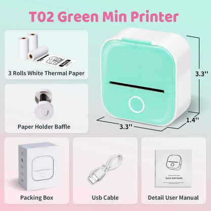 Portable Mini Thermal Label Printer: Your Compact Solution for Efficient Learning and Creativity - Home Kartz