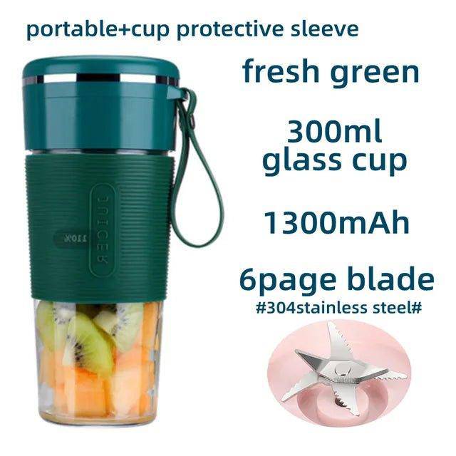 🥤 Blend Your Way to Wellness: The Wireless Mini Smoothie Blender That Powers Your On-the-Go Lifestyle! 🚀 - Home Kartz