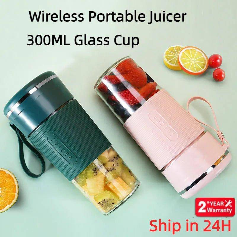 🥤 Blend Your Way to Wellness: The Wireless Mini Smoothie Blender That Powers Your On-the-Go Lifestyle! 🚀 - Home Kartz