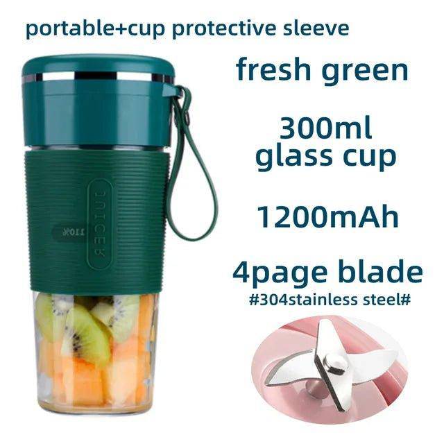🥤 Blend Your Way to Wellness: The Wireless Mini Smoothie Blender That Powers Your On-the-Go Lifestyle! 🚀 - Home Kartz