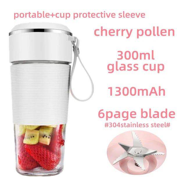 🥤 Blend Your Way to Wellness: The Wireless Mini Smoothie Blender That Powers Your On-the-Go Lifestyle! 🚀 - Home Kartz
