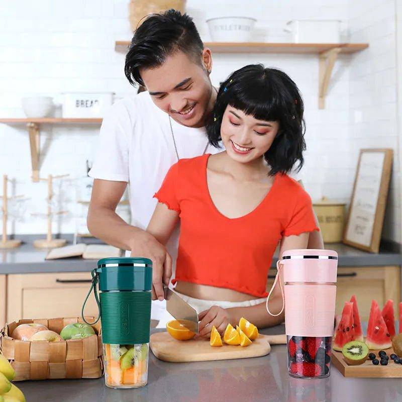 🥤 Blend Your Way to Wellness: The Wireless Mini Smoothie Blender That Powers Your On-the-Go Lifestyle! 🚀 - Home Kartz