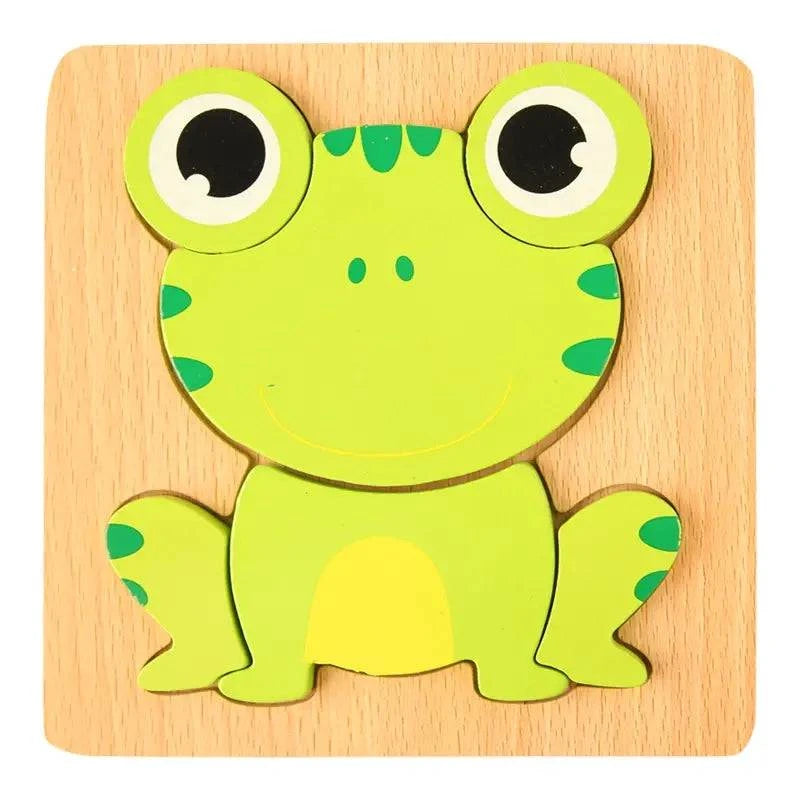 Wooden Puzzles For Kids - Engage Your Child's Imagination with Educational Animal Puzzles - Home Kartz