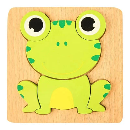 Wooden Puzzles For Kids - Engage Your Child's Imagination with Educational Animal Puzzles - Home Kartz