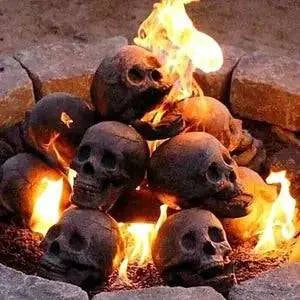 Halloween Fire Pit Skulls – Create Spine-Chilling Thrills at Your Fire Pit! 🎃 - Home Kartz