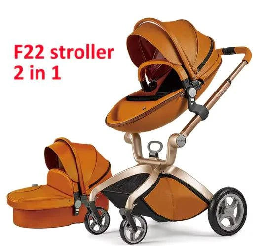 Convertible Baby Stroller – 3-in-1 Luxury Bassinet and Toddler Stroller - Home Kartz