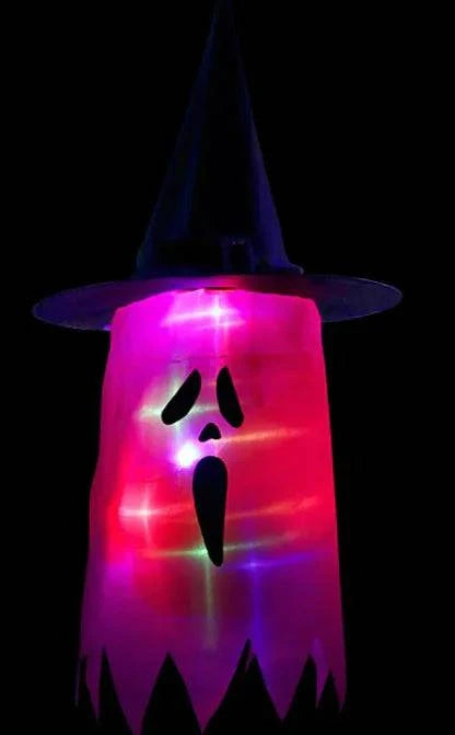 Spooky Halloween Ghost Lanterns | Festive Cloth Art Ghost String Lights - Home Kartz