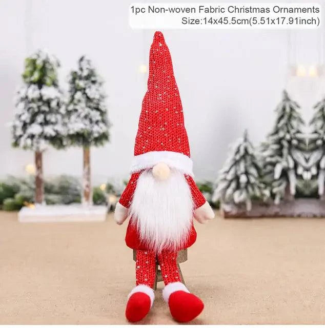 Gnome Christmas Faceless Doll – Whimsical Holiday Decoration for Festive Cheer | Perfect Holiday Gift - Home Kartz