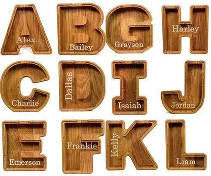 Personalized Wooden Piggy Bank for Kids | Teach Financial Responsibility - Home Kartz