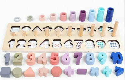 Hand-Grip Board 3D Puzzle | Boost Fine Motor Skills & Spatial Logic Eco Kids Bay