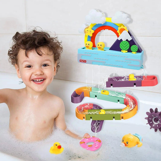 Splash into Fun with Quack Splash Duck & Slide Bath Toy – Perfect for Toddlers! - Home Kartz