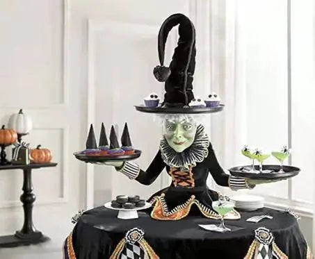 Witch-Themed Halloween Tabletop Server – Perfect Party Decor 🎃 - Home Kartz