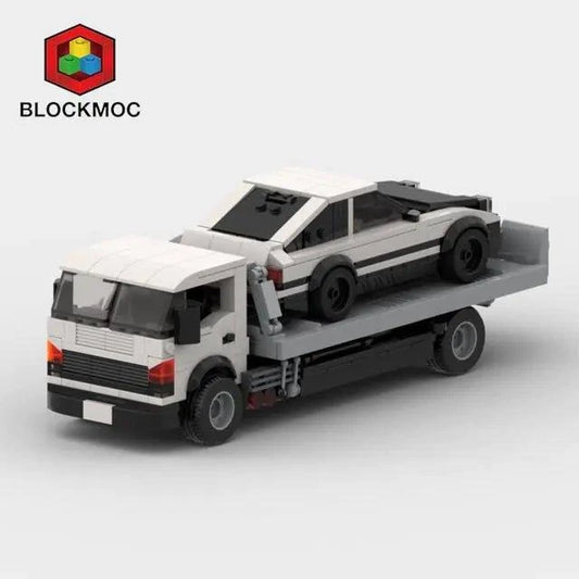Solve Playtime Woes with the Rescue Flatbed Trailer Brick Toy - Home Kartz
