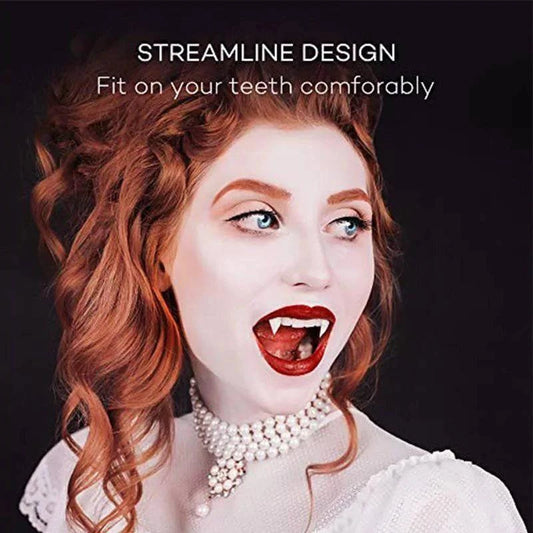 Retractable Halloween Vampire Fangs – Realistic, Safe, and Easy to Use Costume Accessory - Home Kartz