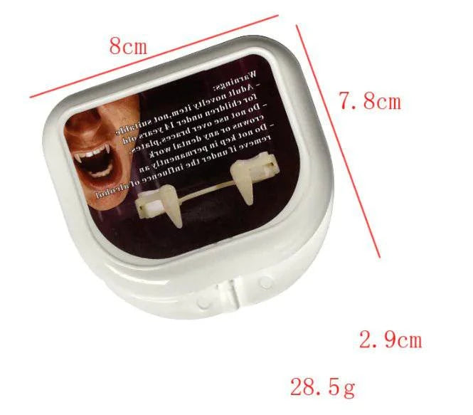 Retractable Halloween Vampire Fangs – Realistic, Safe, and Easy to Use Costume Accessory - Home Kartz