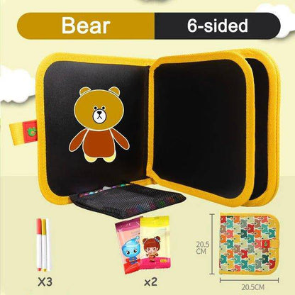 Reusable Doodle Book: Ignite Your Child's Creativity - Home Kartz