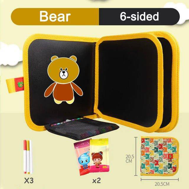 Reusable Doodle Book: Ignite Your Child's Creativity - Home Kartz