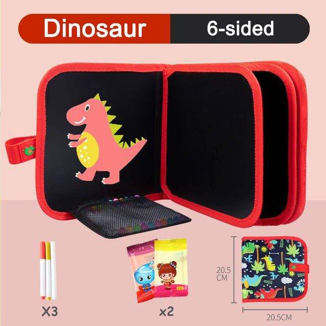 Reusable Doodle Book: Ignite Your Child's Creativity - Home Kartz