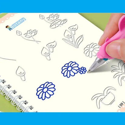 Reusable Magic Copybook: The Ultimate Penmanship and Creativity Tool for Kids - Home Kartz