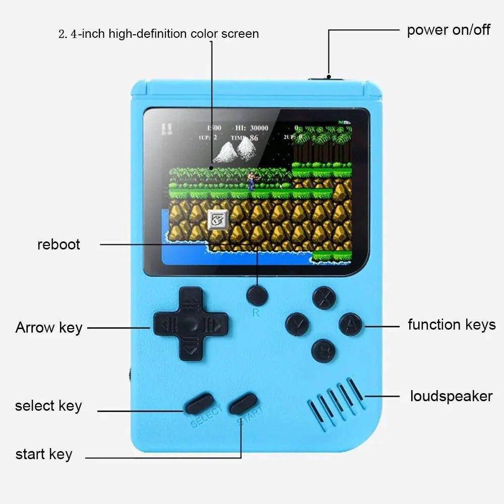Revive Nostalgia with the Retro Handheld Gaming Console - Classic Games On-The-Go - Home Kartz