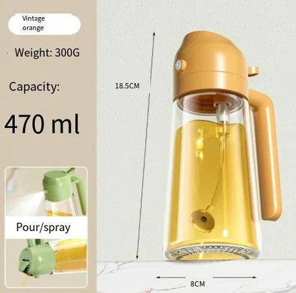 Revolutionize Your Cooking with the Ultimate Spray Bottle | 2-in-1 Spray and Pour Bottle for Mess-Free Precision 🍽️✨ - Home Kartz