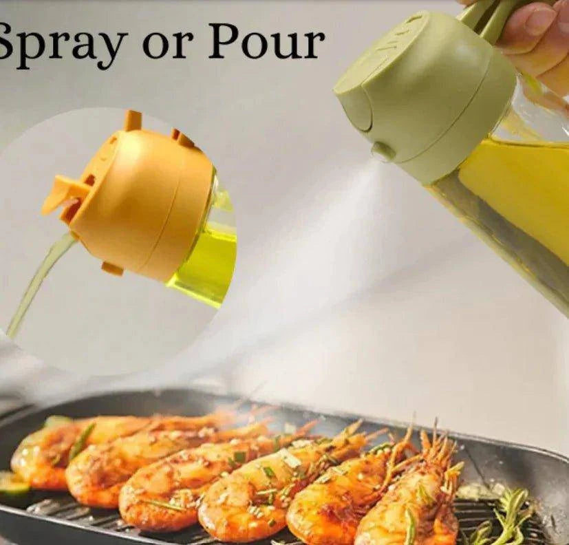 Revolutionize Your Cooking with the Ultimate Spray Bottle | 2-in-1 Spray and Pour Bottle for Mess-Free Precision 🍽️✨ - Home Kartz