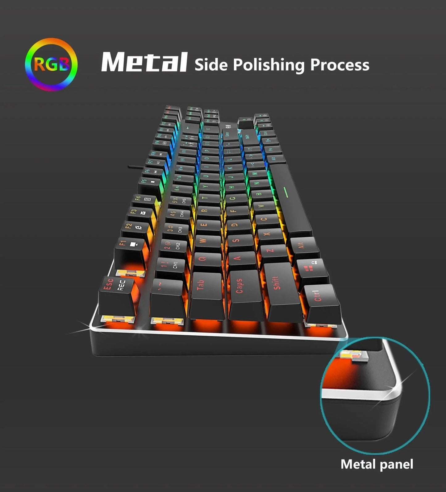 Maximize Your Gaming with the Ultimate RGB Mechanical Keyboard – Customizable and Durable - Home Kartz