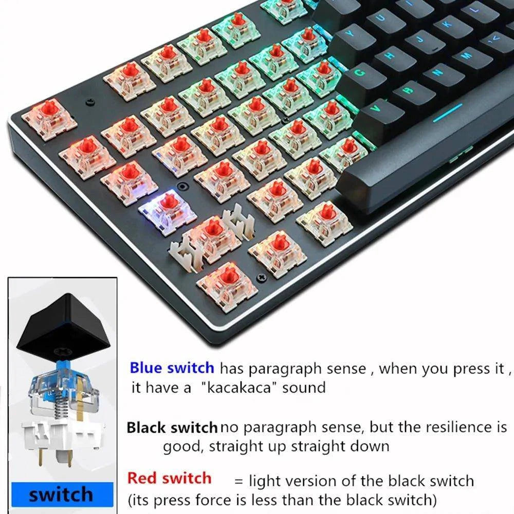 Maximize Your Gaming with the Ultimate RGB Mechanical Keyboard – Customizable and Durable - Home Kartz