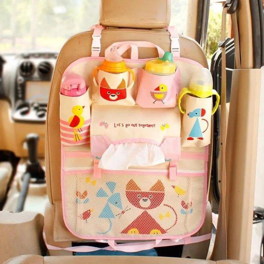 🚗 Stay Organized On The Go with the Back Seat Organizer! - Home Kartz