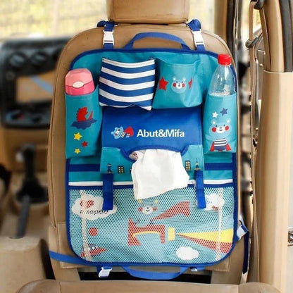 🚗 Stay Organized On The Go with the Back Seat Organizer! - Home Kartz