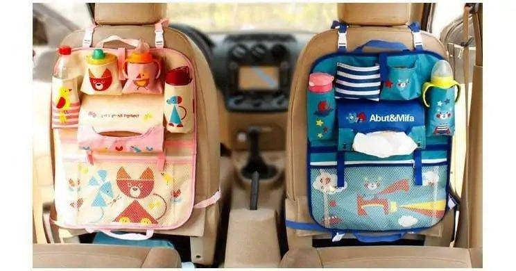 🚗 Stay Organized On The Go with the Back Seat Organizer! - Home Kartz