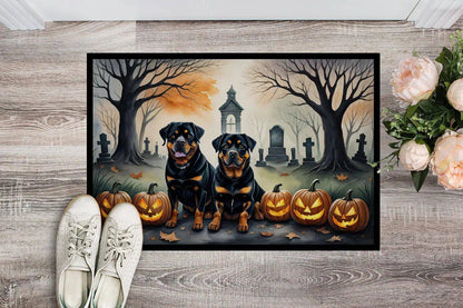 Rottweiler Halloween Doormat – Durable, Non-Slip, and Perfect for Indoor & Outdoor Use - Home Kartz