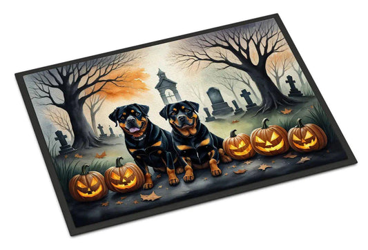 Rottweiler Halloween Doormat – Durable, Non-Slip, and Perfect for Indoor & Outdoor Use - Home Kartz